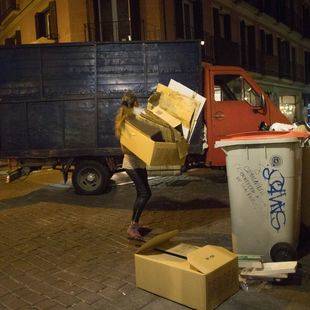 Golpe al robo de cartón en Hortaleza