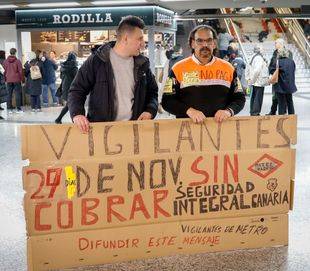 Los vigilantes de Seguridad Integral Canaria, subrogados a finales de mes
