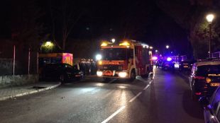 Ocho heridos en un incendio en una residencia de Aravaca