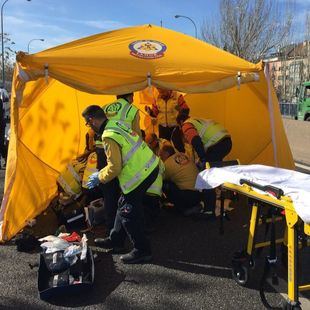 Herido grave tras ser atropellado en la A-5