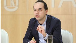 El concejal José Manuel Calvo, este jueves tras la Junta de Gobierno