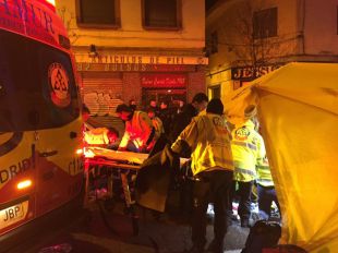 Los servicios de emergencia atendieron a la joven