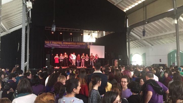 El Eventazo, acto de llamamiento a las mujeres hacia la huelga del 8 de marzo