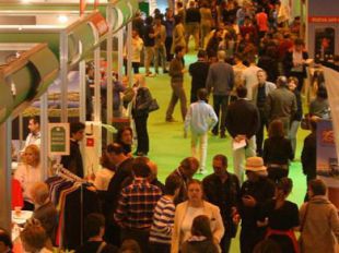 Vista general de Unigolf, la feria del golf en Ifema.