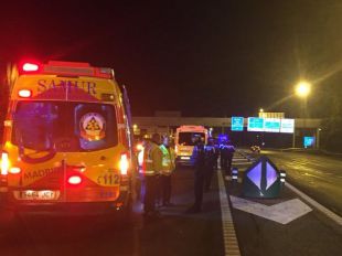 Muere tras ser atropellada por un turismo en la M-30