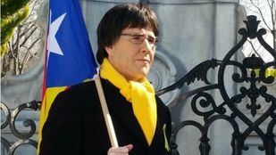 Joaquín Reyes caracterizado como Puigdemont.