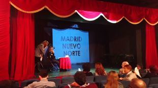 Coloquio sobre Madrid Nuevo Norte en el Teatro Prosperidad.
