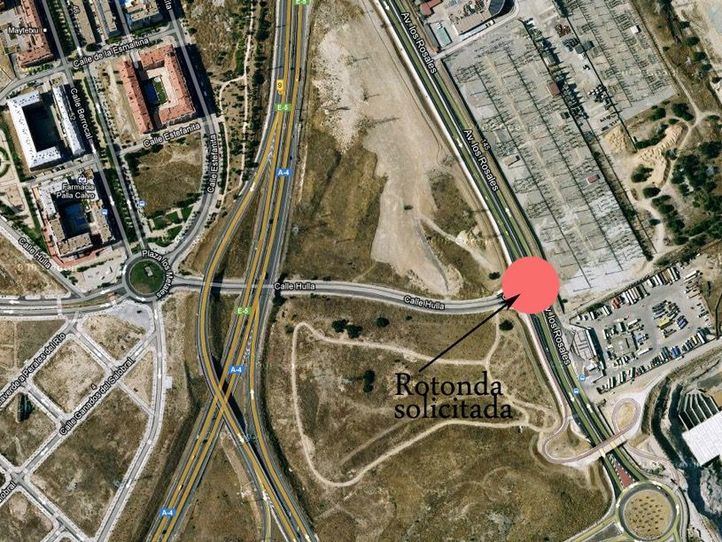 M-301 a la altura del by pass de la A-4 en Butarque