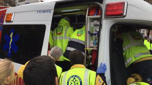 Un hombre sufre un infarto durante una carrera