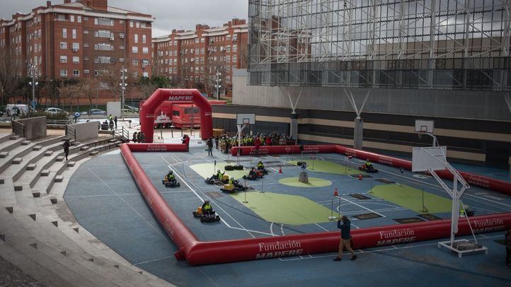 Caravana de Educación Vial para niños de la Fundación MAPFRE.