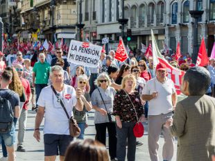 La Comisión 8-M se manifestará junto a los pensionistas