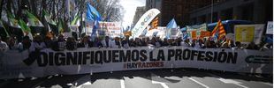 Médicos de toda España se manifiestan por sus derechos