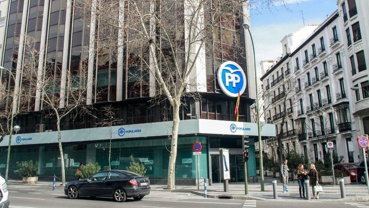 Sede del PP nacional y de Madrid.