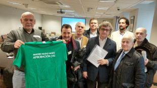 Una cadena humana a favor de Madrid Nuevo Norte