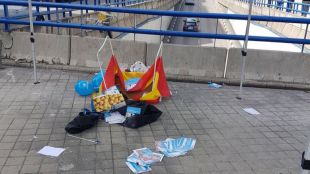 Atacada una mesa informativa del PP en Chamberí