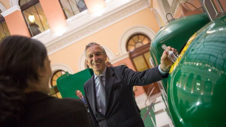 Resultados y exposición de Ecovidrio en el Ministerio de Agricultura con la presencia de la Secretaría de Estado, María García Rodríguez.