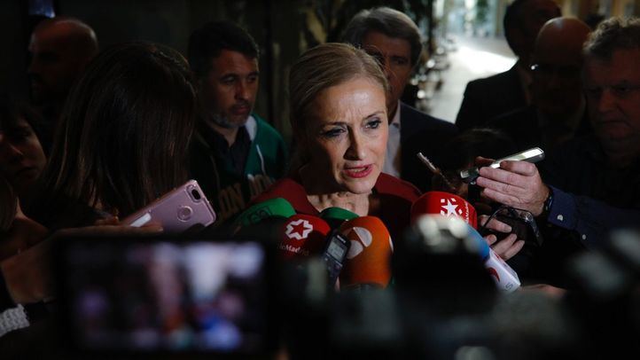 La presidenta de la Comunidad de Madrid, Cristina Cifuentes
