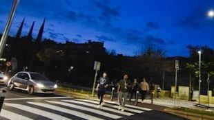 Paso de cebra en Torrejón.
