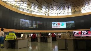 Una mujer, grave por inhalación de humo