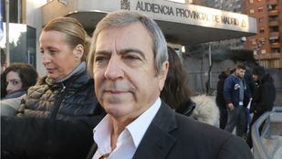 Ginés Jiménez en el inicio del juicio por el Caso Bloque, centrado en una presunta trama policial en el municipio madrileño de Coslada, en la Audiencia Provincial de Madrid.