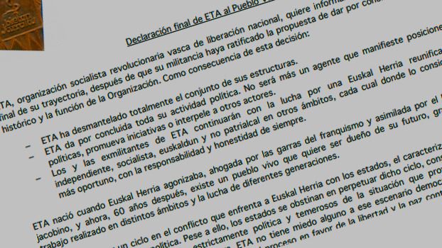 Comunicado de ETA