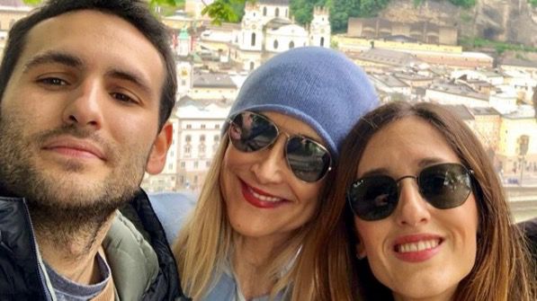 Cristina Cifuentes con su familia en Munich