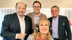 Santiago Llorente y Narciso de Foxá, en Com.Permiso.