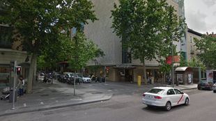Calle Serrano con Ayala, lugar donde se ha producido el suceso.