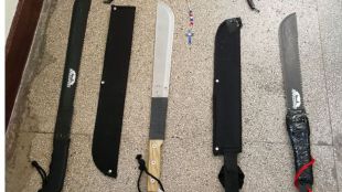 El 'botín' de tres detenidos en Abrantes