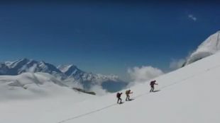 Carlos Soria inicia el camino a la cima del Dhaulagiri