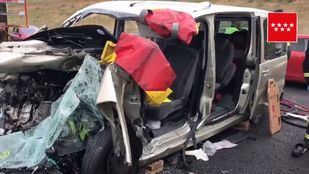 Una muerta y tres heridos por un choque en Paracuellos