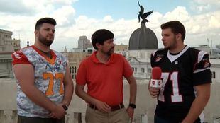 Los protagonistas de la Final de Fútbol Americano Junior comparten su triunfo con Madridiario