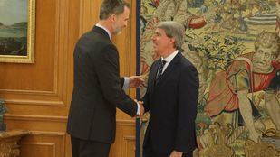 Garrido, 'coronado' como presidente por Felipe VI