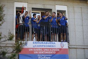 Majadahonda celebra el ascenso de su Rayo