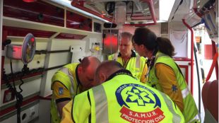 Intoxicado un niño de dos años en un incendio