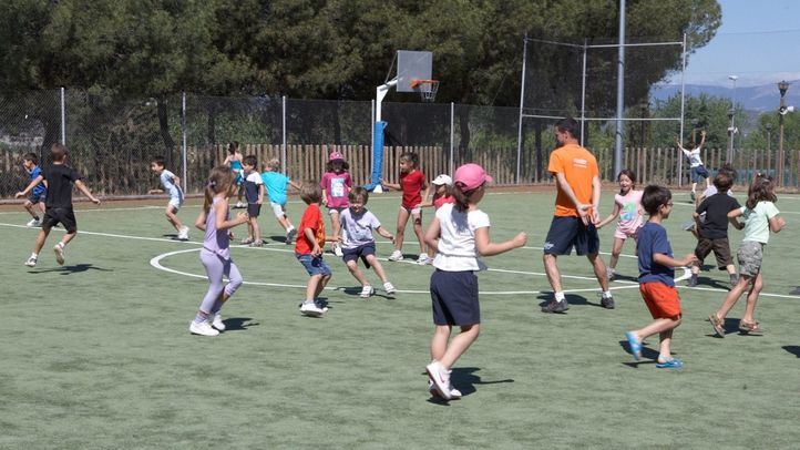 Foto de archivo de un campamento de verano