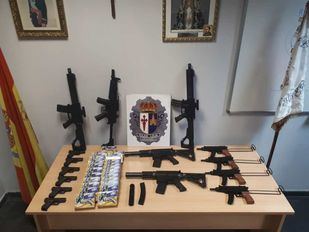 Intervenidas 39 armas de aire comprimido en una feria de Aranjuez