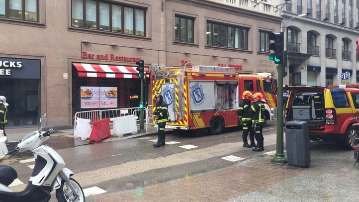 Nueva fuga de gas en la calle Alcalá