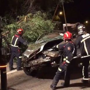 Herido grave tras sufrir un accidente en la M-505