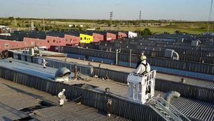 Un pequeño tornado provoca daños en Alcorcón