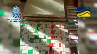 Anabolizantes intervenidos por la Policía Nacional