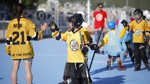 Chamartín estrena pista de hockey sobre patines