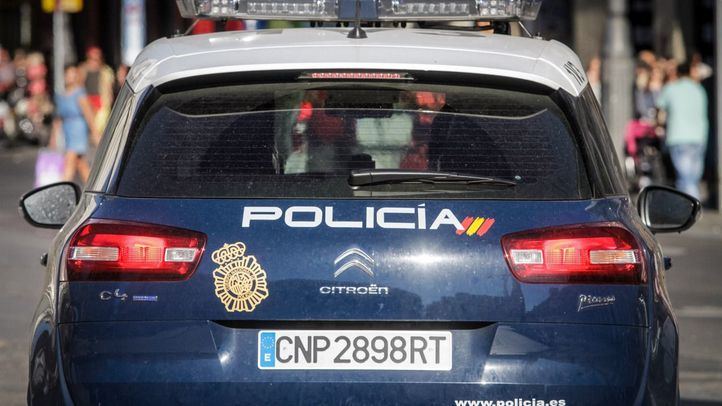 Coches patrulla de la Policía Nacional, en una imagen de archivo.