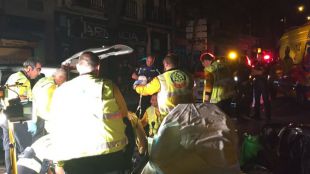 Dos heridos graves en un choque en Puerta del Ángel