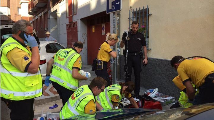 A la llegada del Samur el bebé ya había nacido gracias a la ayuda de dos policías nacionales.