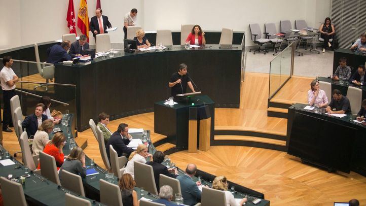 Pleno para aprobar los presupuestos del Ayuntamiento de Madrid de 2018.