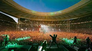 El Wanda voló “como un águila” con Iron Maiden