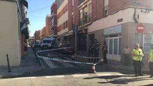 Zona del atropello en el municipio de Usera.