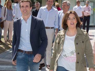 Santamaría y Casado llegan con apoyos muy igualados