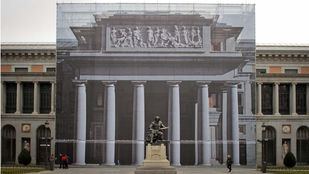 Medio millón para evitar el desprendimiento de las fachadas del Museo del Prado